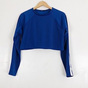 Nasty Gal Dark Blue Crop Top Sz 12